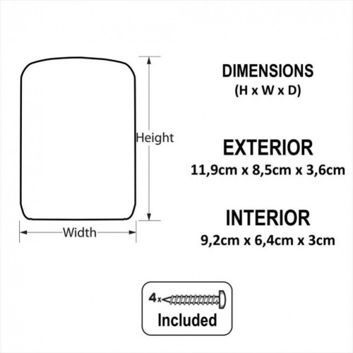 Minicoffre MASTER LOCK Select access à fixer, H.11.8 x l.8.3 x P.3.4 cm - MASTER LOCK