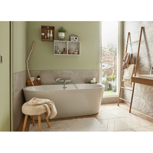 Mitigeur thermostatique de baignoire chromé brillant, HANSGROHE Myfox - HANSGROHE