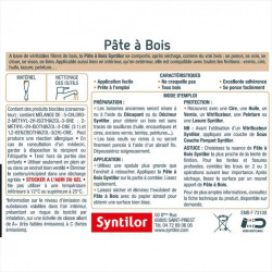 Pâte à bois SYNTILOR, chêne clair, 50 g - SYNTILOR