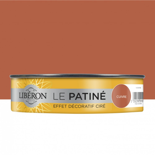 Patine Le patine metallise lib cuivre 150ml LIBERON cuivre Patiné satiné 150 ml - LIBERON