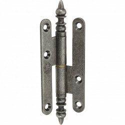 Paumelle acier pour meuble HETTICH, L.110 x l.55 mm - HETTICH