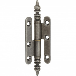 Paumelle acier pour meuble HETTICH, L.80 x l.45 mm - HETTICH