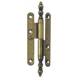 Paumelle acier pour meuble HETTICH, L.80 x l.45 mm - HETTICH