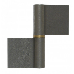 Paumelle de grille acier brut, H.100 x L.90 x P.16 mm de marque AFBAT, référence: B5976100