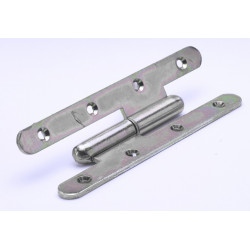 Paumelle inox pour meuble HETTICH, L.110 x l.55 mm - HETTICH