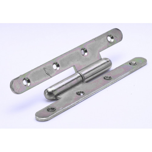 Paumelle inox pour meuble HETTICH, L.110 x l.55 mm - HETTICH