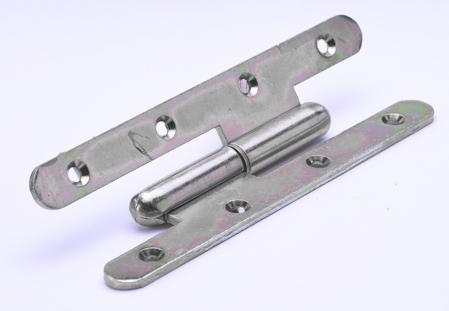 Paumelle inox pour meuble HETTICH .140 x .55 mm - vue 2
