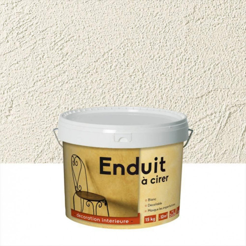 Peinture à effet Enduit à cirer ID, blanc, 15 kg - ID