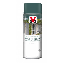 Peinture aérosol Extérieur multi-matériaux V33, blanc satiné, 0.4 l de marque V33, référence: B5980200