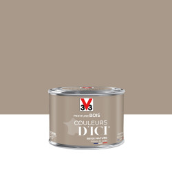 Peinture bois extérieur Couleurs d'ici® V33, beige nature velours 0.125 l - V33