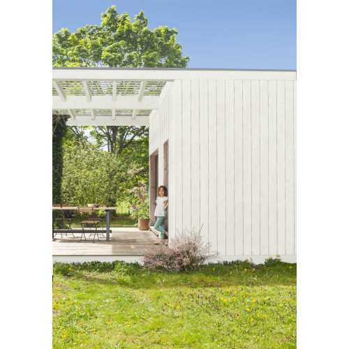 Peinture bois extérieur Couleurs d'ici® V33, blanc délicat velours 2 l - V33