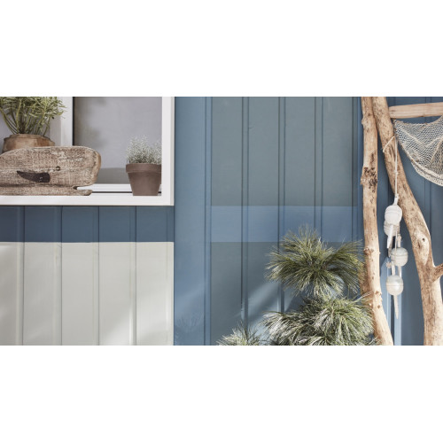 Peinture bois extérieur Couleurs d'ici® V33, blanc délicat velours 2 l - V33