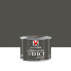 Peinture bois extérieur Couleurs d'ici® V33, gris feutré velours 0.125 l de marque V33, référence: B5989100