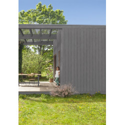 Peinture bois extérieur Couleurs d'ici® V33, gris flotté velours 2 l - V33