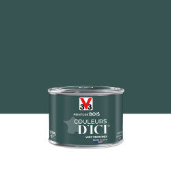 Peinture bois extérieur Couleurs d'ici® V33, vert profond velours 0.125 l - V33