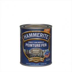 Peinture fer extérieur Direct sur rouille HAMMERITE bronze martelé 0.75 l - HAMMERITE