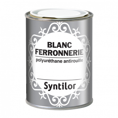 Peinture ferronnerie extérieur Polyuréthane SYNTILOR blanc mat 0.25 l - SYNTILOR