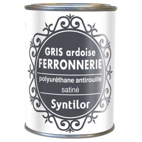 Peinture ferronnerie extérieur SYNTILOR, gris ardoise, 0.25 l - SYNTILOR
