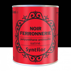Peinture ferronnerie extérieur SYNTILOR, noir, 0.25 l de marque SYNTILOR, référence: B6002500