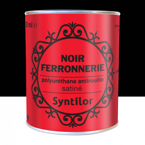 Peinture ferronnerie extérieur SYNTILOR, noir, 0.25 l - SYNTILOR