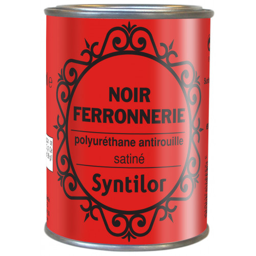 Peinture ferronnerie extérieur SYNTILOR, noir, 0.25 l - SYNTILOR