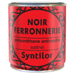 Peinture ferronnerie extérieur SYNTILOR, noir, 0.375 l - SYNTILOR