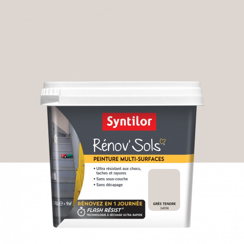 Peinture intérieur Renov sol SYNTILOR, grès tendre, 0.75 l - SYNTILOR