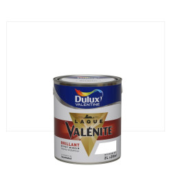 Peinture laque boiserie Valénite blanc brillant 2 L - DULUX VALENTINE de marque DULUX VALENTINE, référence: B6004500