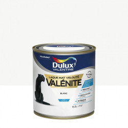 Peinture laque boiserie Valénite blanc mat 0,5 L - DULUX VALENTINE de marque DULUX VALENTINE, référence: B6004700