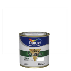 Peinture laque boiserie Valénite blanc satiné 0,5 L - DULUX VALENTINE de marque DULUX VALENTINE, référence: B6004900