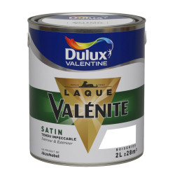 Peinture laque boiserie Valénite blanc satiné 2 L - DULUX VALENTINE - DULUX VALENTINE