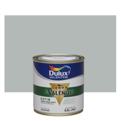 Peinture laque boiserie Valénite gris alpaga satiné 0,5 L - DULUX VALENTINE - DULUX VALENTINE