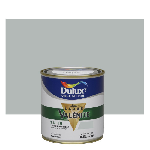 Peinture laque boiserie Valénite gris alpaga satiné 0,5 L - DULUX VALENTINE - DULUX VALENTINE