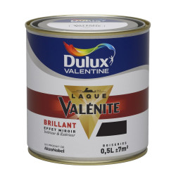 Peinture laque boiserie Valénite noir brillant 0,5 L - DULUX VALENTINE - DULUX VALENTINE
