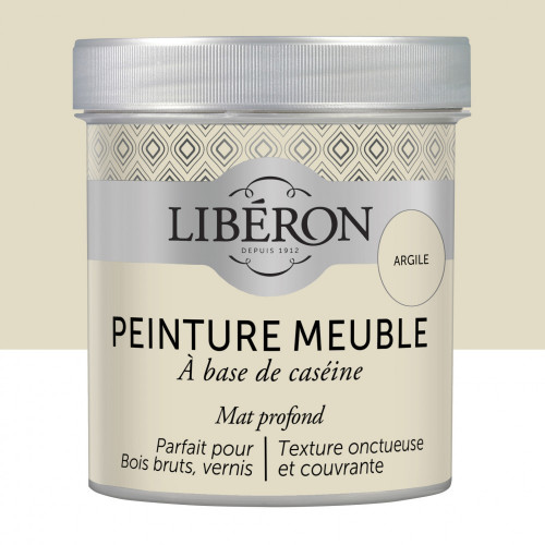 Peinture meuble et boiserie Caséine LIBERON argile mat 0.5 l - LIBERON