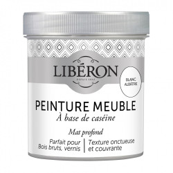 Peinture meuble et boiserie Caséine LIBERON blanc albâtre mat 0.5 l de marque LIBERON, référence: B6006700