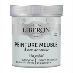 Peinture meuble et boiserie Caséine LIBERON gris nuée mat 0.5 l - LIBERON