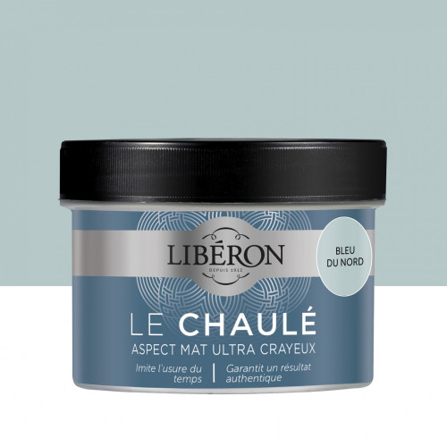 Peinture meuble et boiserie Effet chaulé LIBERON bleu du nord Chaulé mat 250 ml - LIBERON