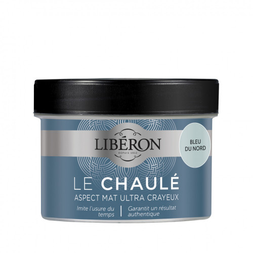 Peinture meuble et boiserie Effet chaulé LIBERON bleu du nord Chaulé mat 250 ml - LIBERON