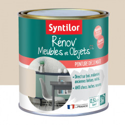 Peinture meuble et boiserie Rénov SYNTILOR beige poudré mat 0.5 l - SYNTILOR