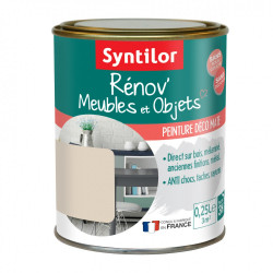 Peinture meuble et boiserie Rénov SYNTILOR beige poudré mat 250 ml - SYNTILOR