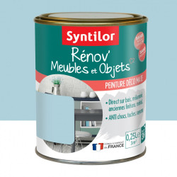 Peinture meuble et boiserie Rénov' SYNTILOR bleu harmony mat 250 ml de marque SYNTILOR, référence: B6010900