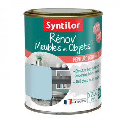 Peinture meuble et boiserie Rénov' SYNTILOR bleu harmony mat 250 ml - SYNTILOR