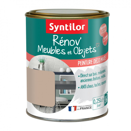 Peinture meuble et boiserie Rénov SYNTILOR caramel mat 250 ml - SYNTILOR