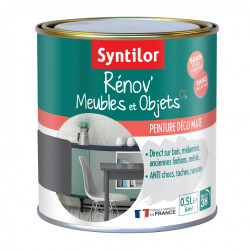 Peinture meuble et boiserie Rénov' SYNTILOR gris design mat 0.5 l - SYNTILOR