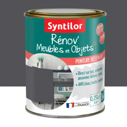 Peinture meuble et boiserie Rénov' SYNTILOR gris design mat 250 ml - SYNTILOR