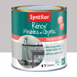 Peinture meuble et boiserie Rénov' SYNTILOR gris pierre mat 0.5 l de marque SYNTILOR, référence: B6011400