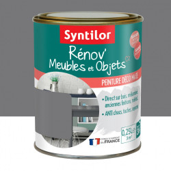 Peinture meuble et boiserie Rénov' SYNTILOR gris urbain mat 250 ml de marque SYNTILOR, référence: B6011700