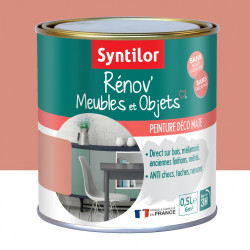 Peinture meuble et boiserie Rénov' SYNTILOR rose blush mat 0.5 l de marque SYNTILOR, référence: B6012400