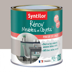 Peinture meuble et boiserie Rénov' SYNTILOR taupe bohème mat 0.5 l - SYNTILOR